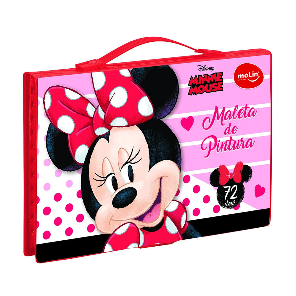 Maleta de Pintura Molin Minnie com 72 Peças