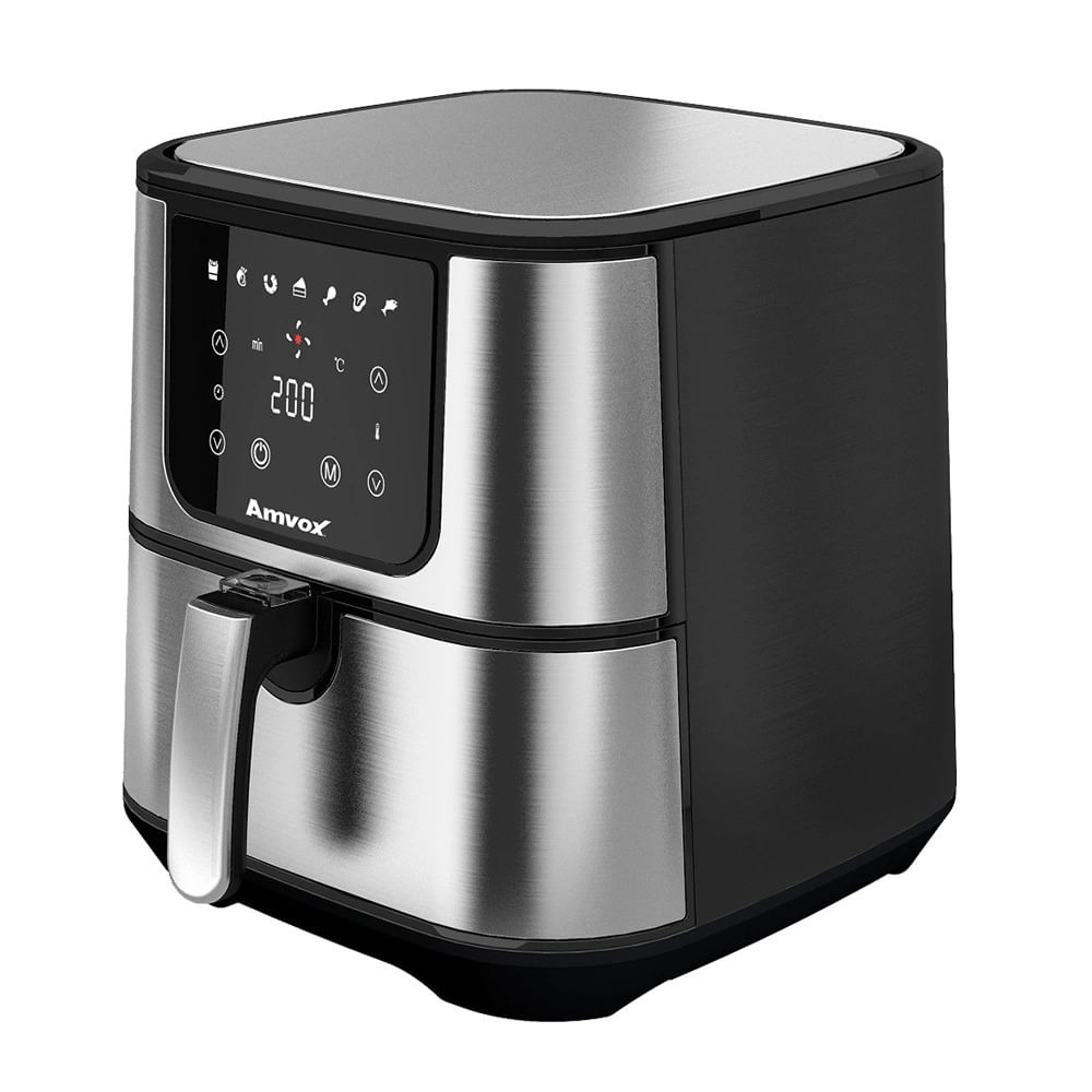 Fritadeira Elétrica Air Fryer Amvox ARF1255 7L Preta - 220V