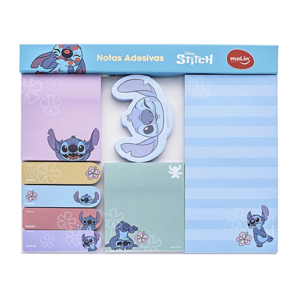 Bloco Adesivo Molin Stitch com 8 Blocos Adesivos