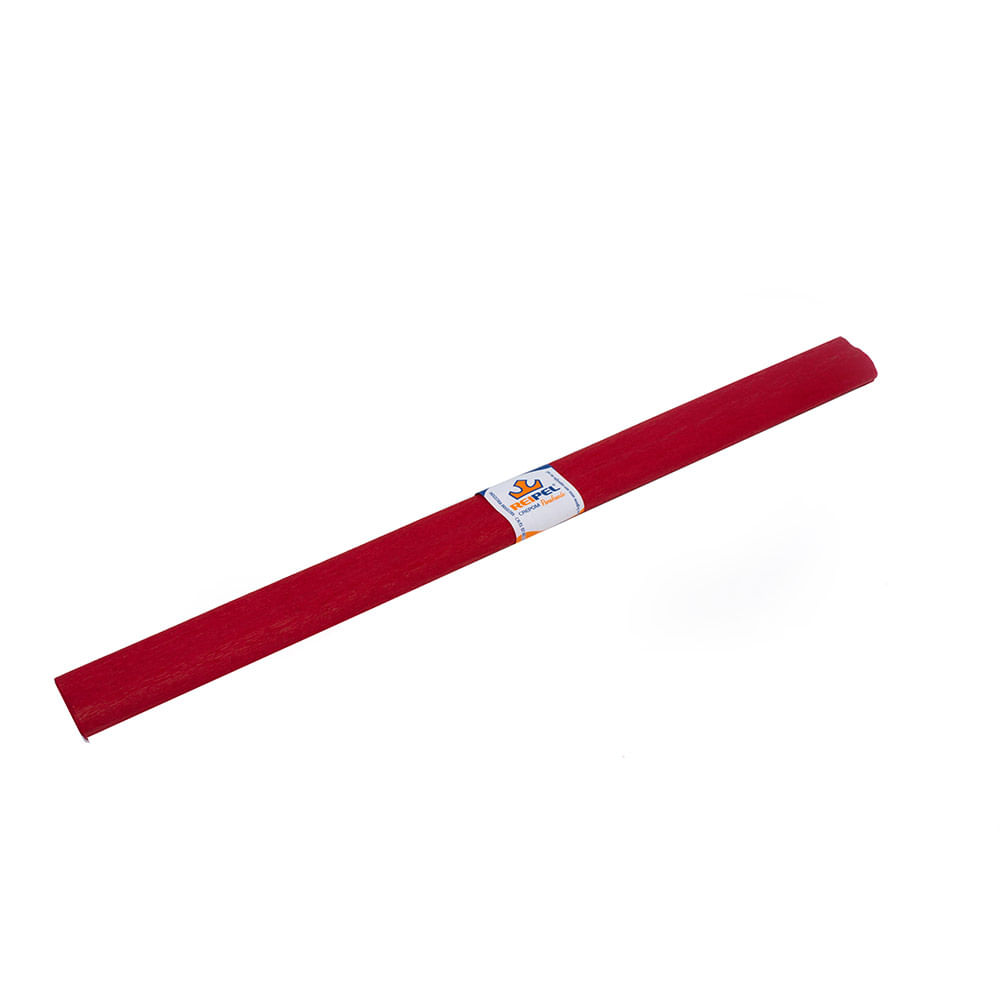 Papel Crepom Reipel Plus Vermelho 0,48x2m