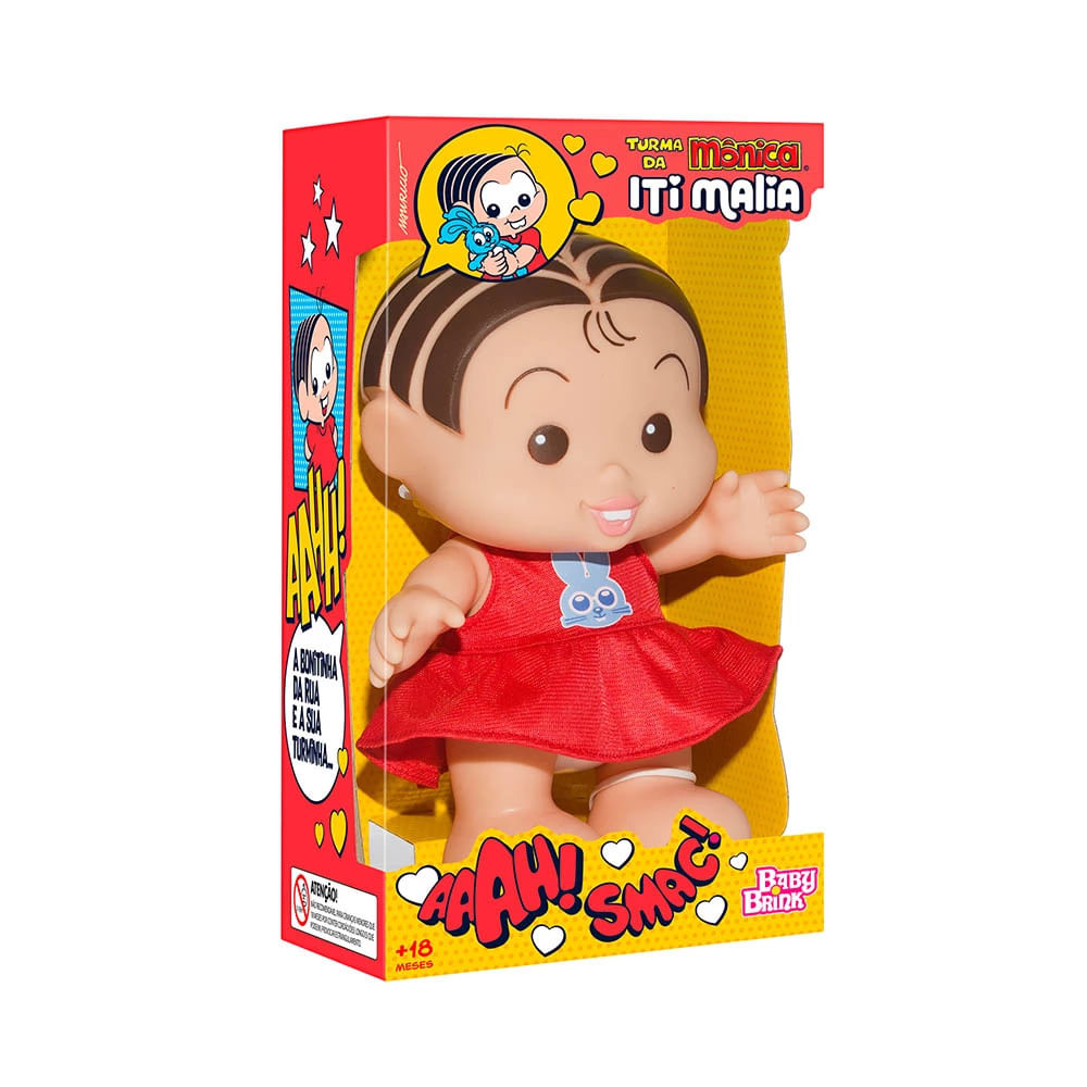 Boneca Babybrink Mônica Iti Malia