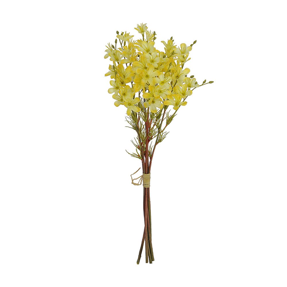 Bouquet Flor Campo Flor Arte 35x6cm Amarelo