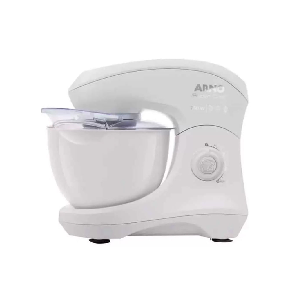 Batedeira Planetária Arno Super Chef 750W 5 litros 15 velocidades Branca KM00.