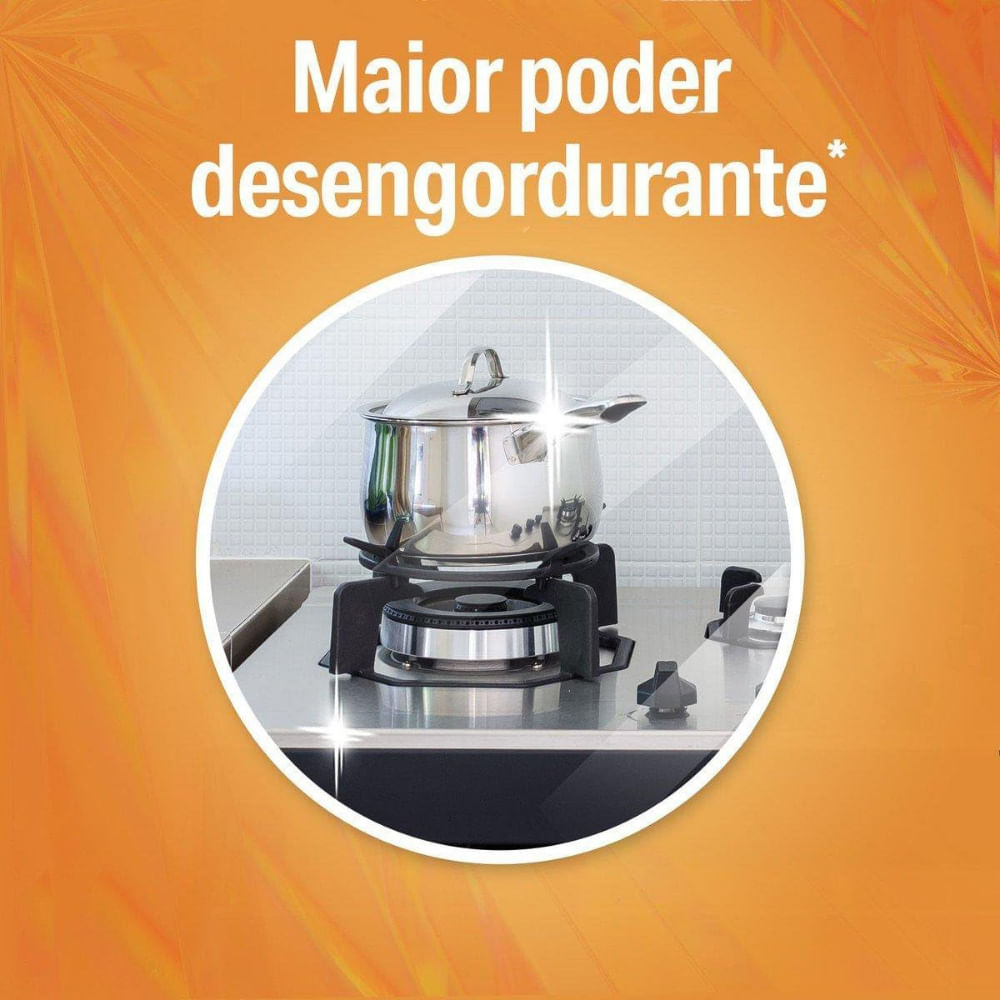 Kit 4 Limpador Desengordurante Uso Geral Ajax Especialista Cozinha 500Ml