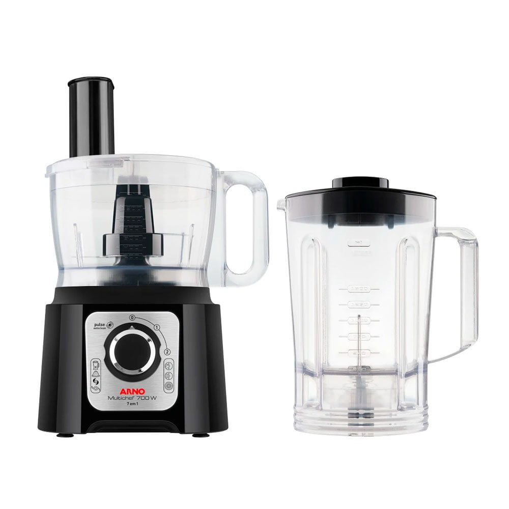 Processador de Alimentos Arno Multichef 7 em 1 MP70 2 Velocidades 700W
