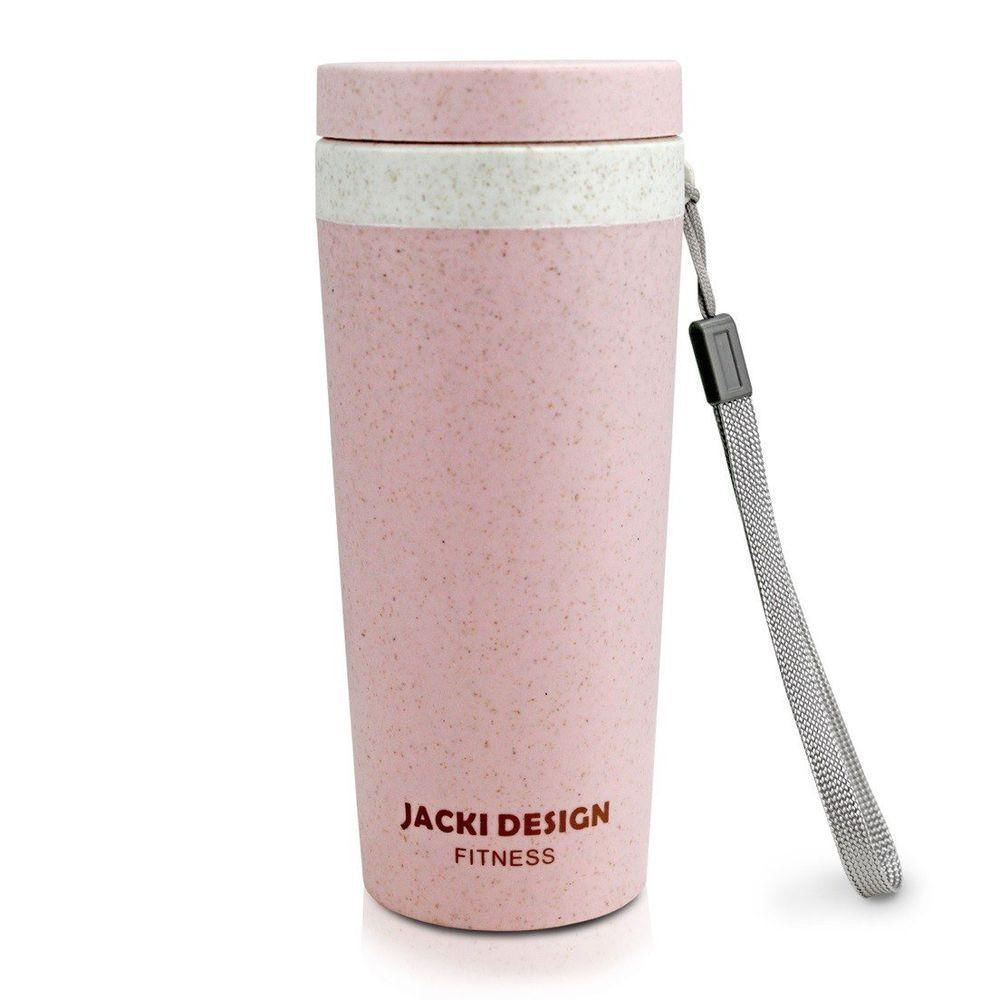 Copo Com Tampa 300ml Lifestyle Jacki Design Rosa