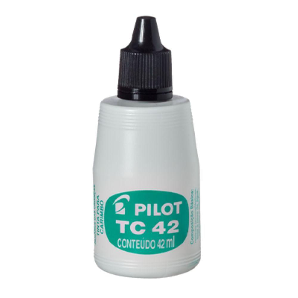 Tinta Tc42 Para Carimbo 42ml Pilot Preto