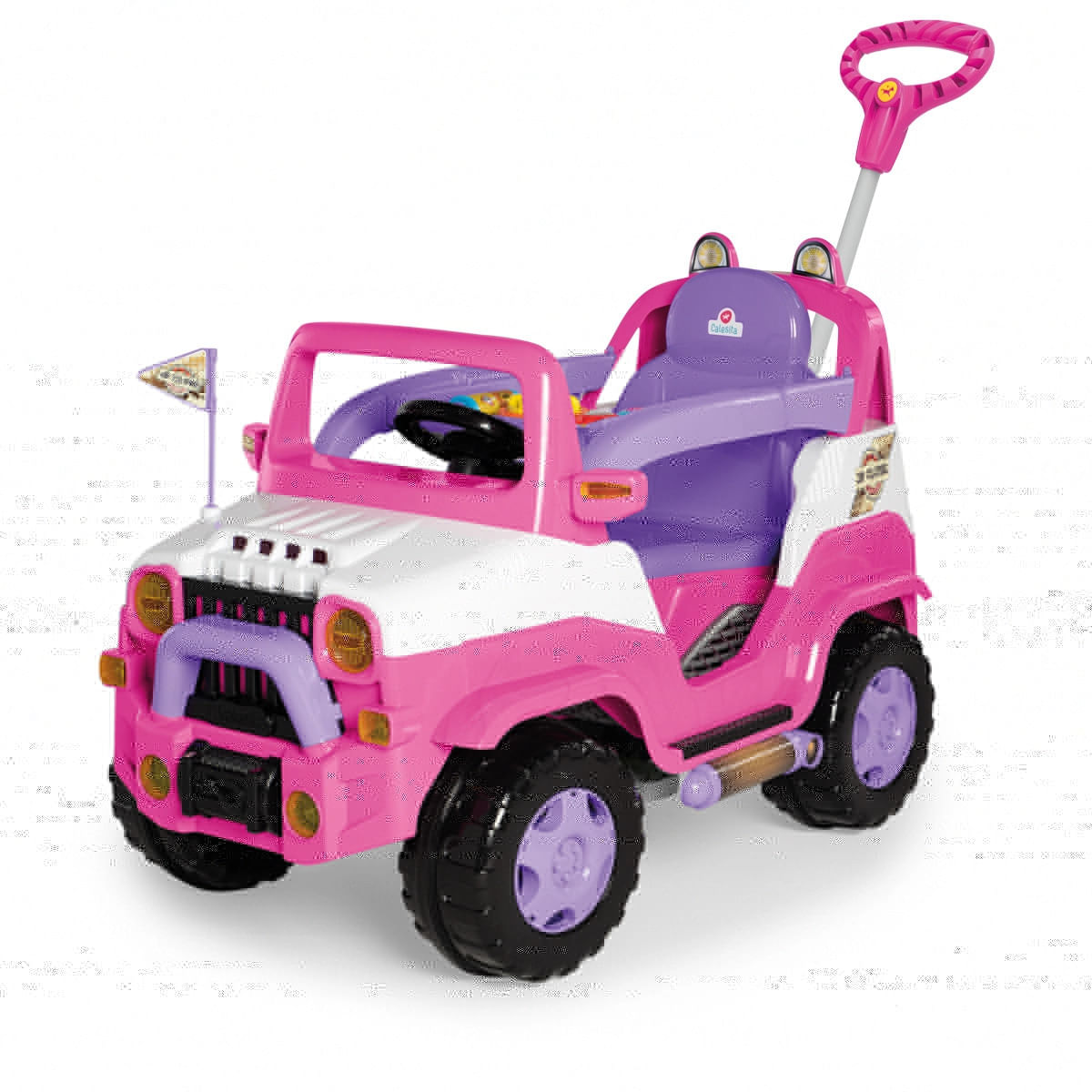 Motoca Carro de Passeio Infantil Velotrol Lelecita Rosa - Loja Zuza  Brinquedos