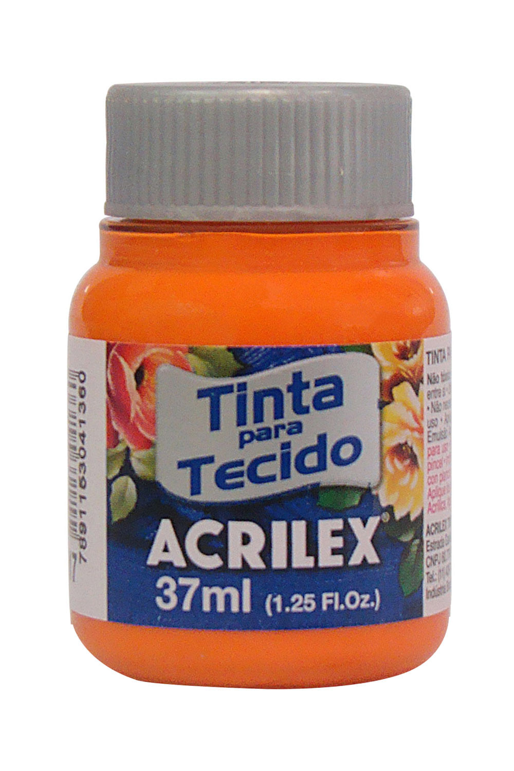 Tinta para Tecido 37ml Laranja