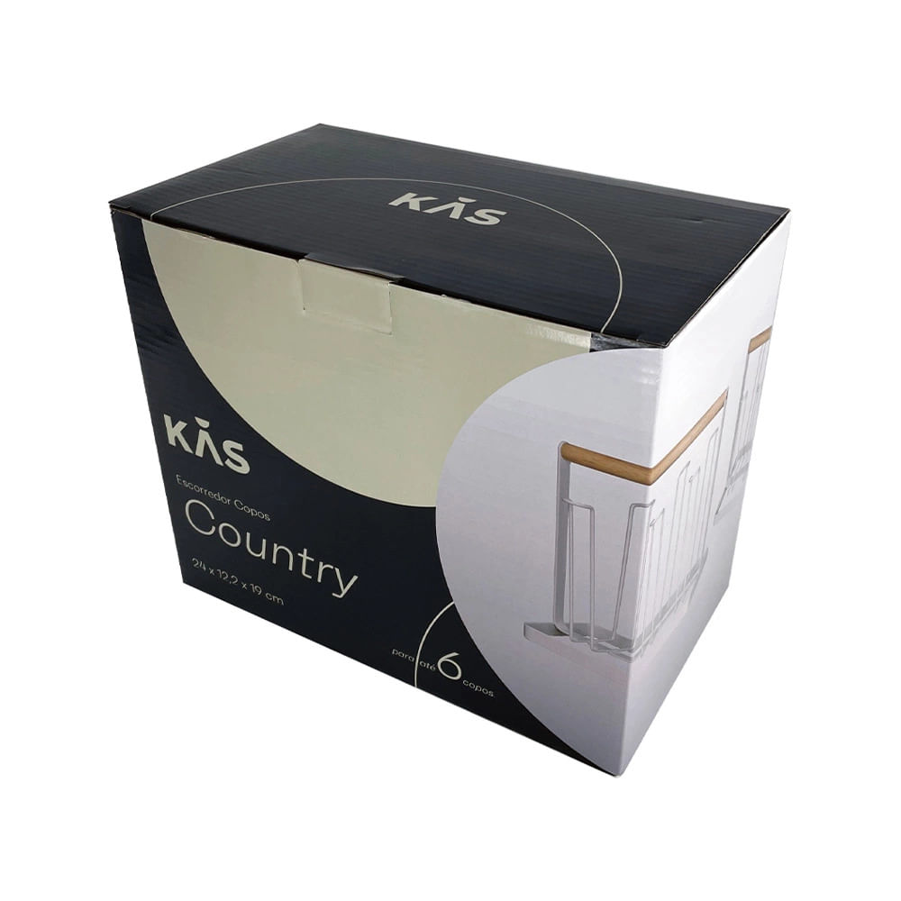 Porta-Copos Kas Country Branco