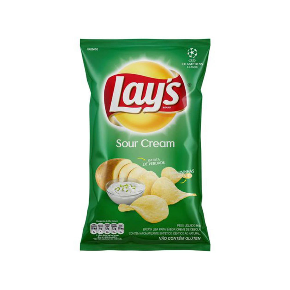 Batata Lays Sour Cream 80g