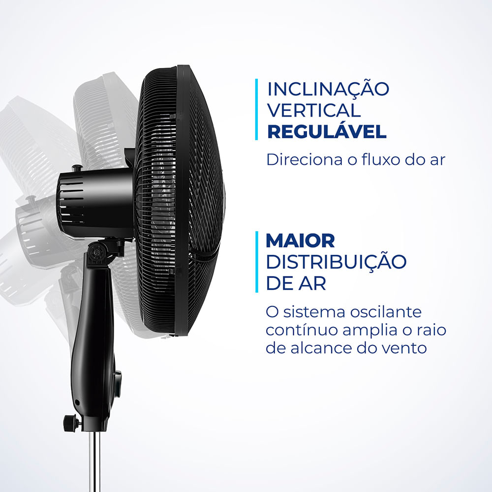 Ventilador de Coluna Mondial 6 Pás Super Power VSP40CB - 40cm 220V