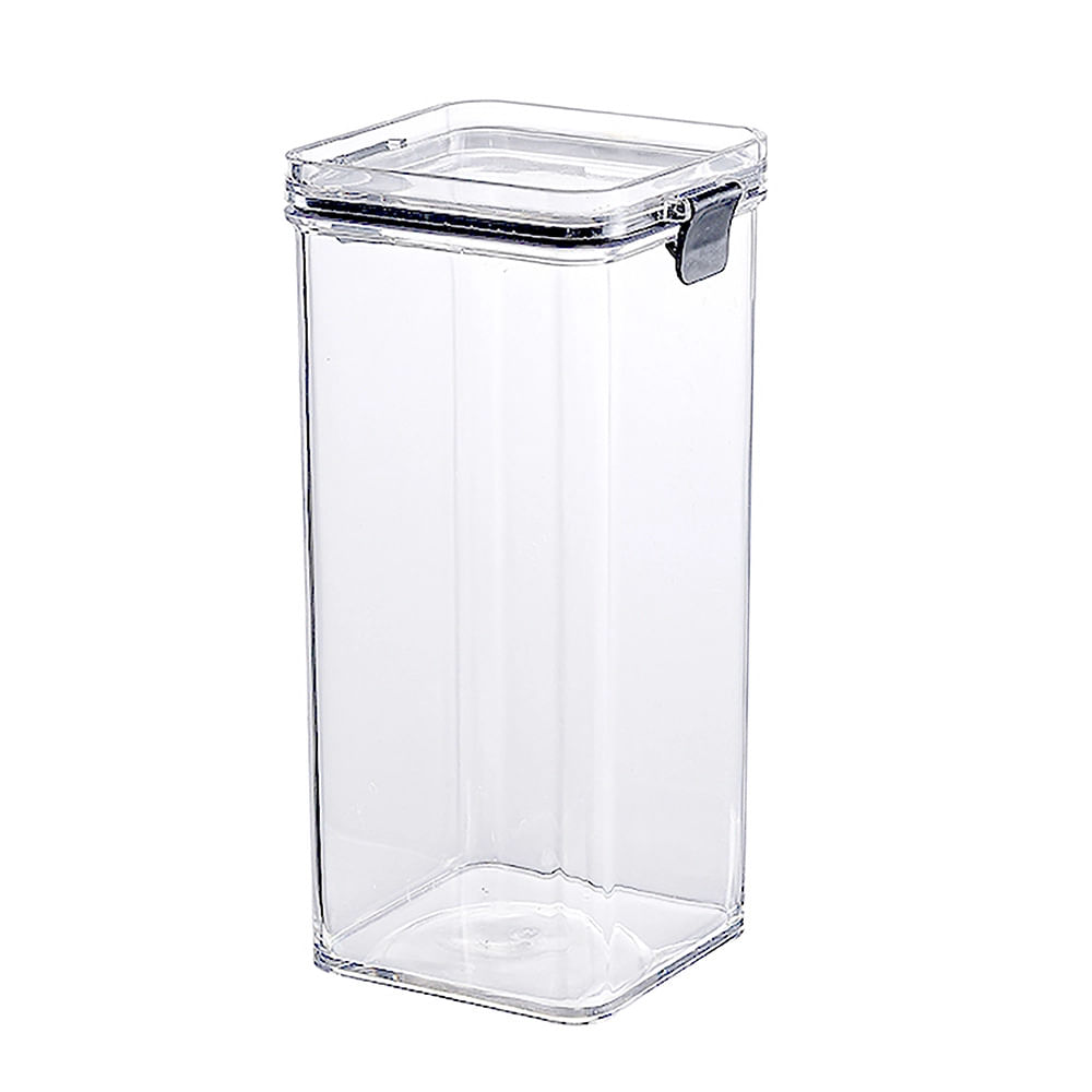 Pote Plástico Hermético Coza Lock Transparente 1,5L