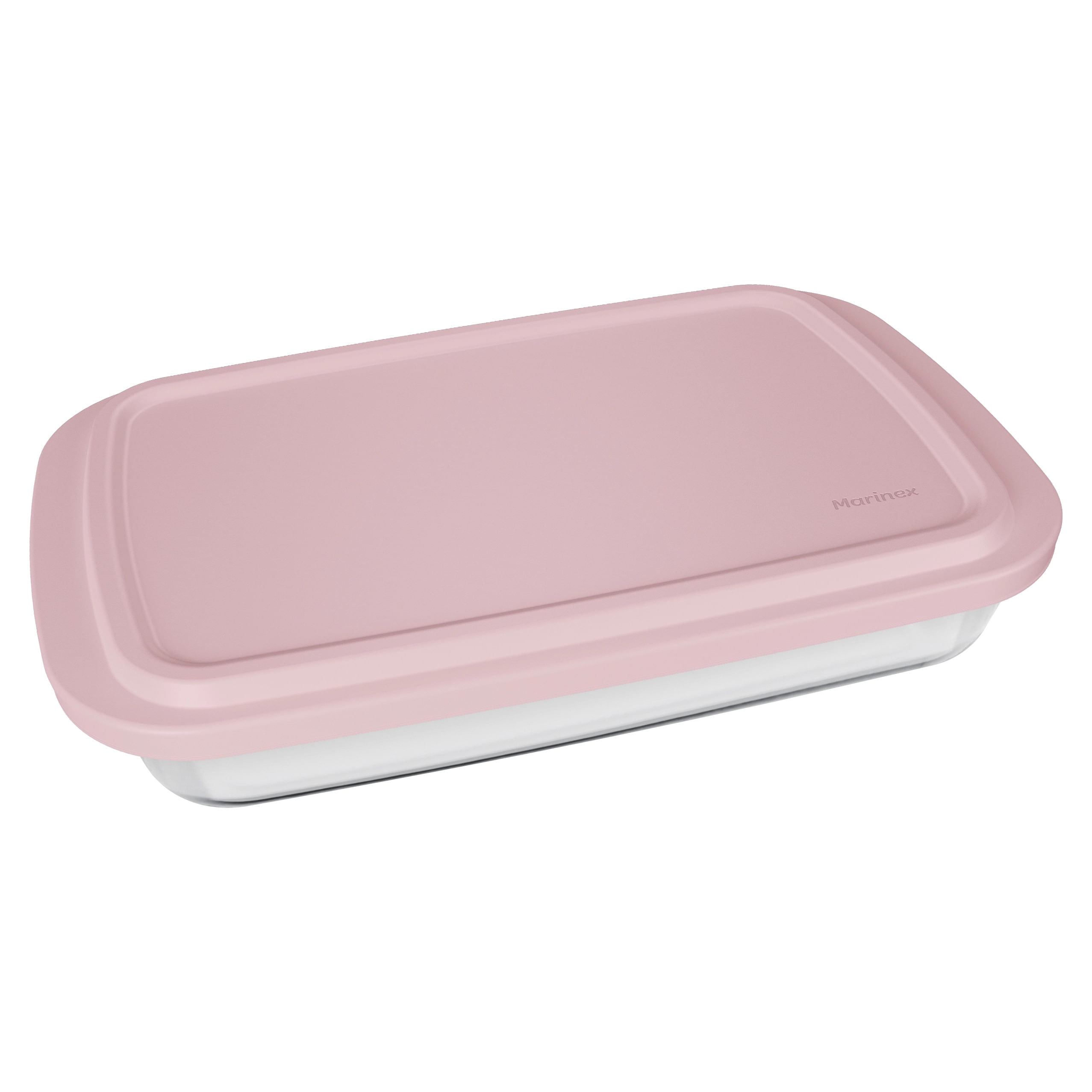 Assadeira Nadir Marinex em Vidro Retangular com Tampa 2,2L - Item Sortido