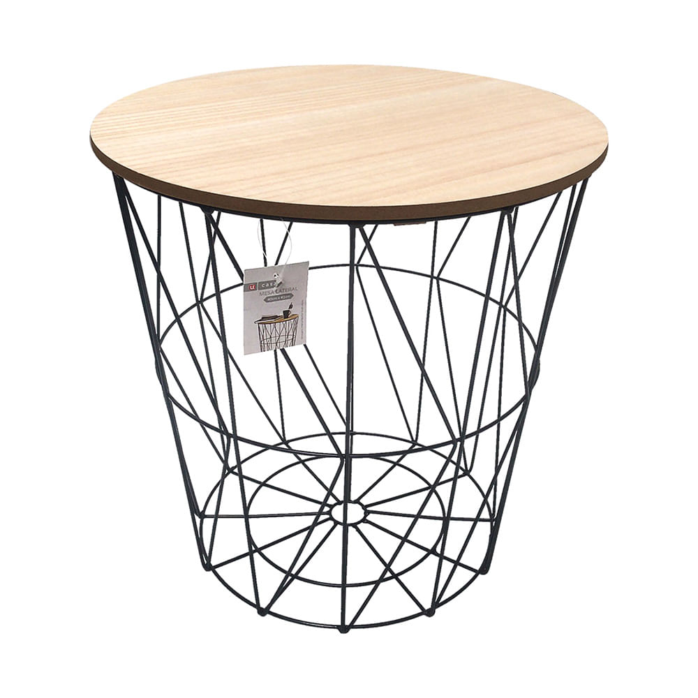 Mesa Lateral Wire 40x41cm