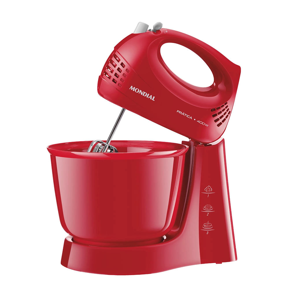 Kit Especial Mondial Batedeira + Extrator + Liquidificador KT-201-R - 127V
