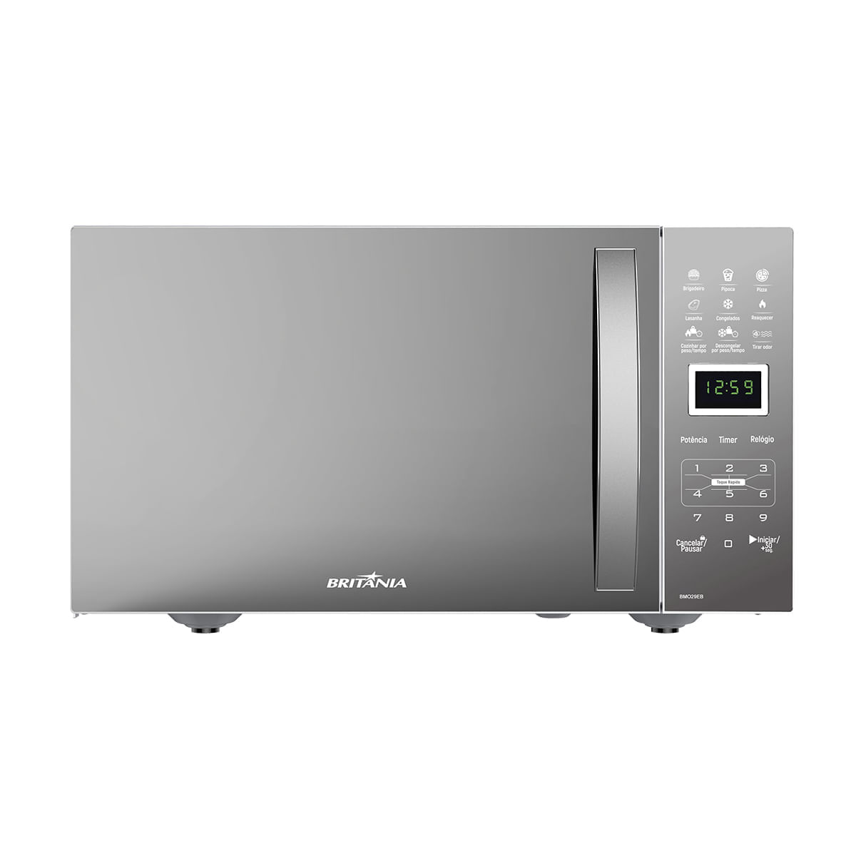 Micro-ondas Britânia BMO29EB  Multifunções 28L 1400W 220V