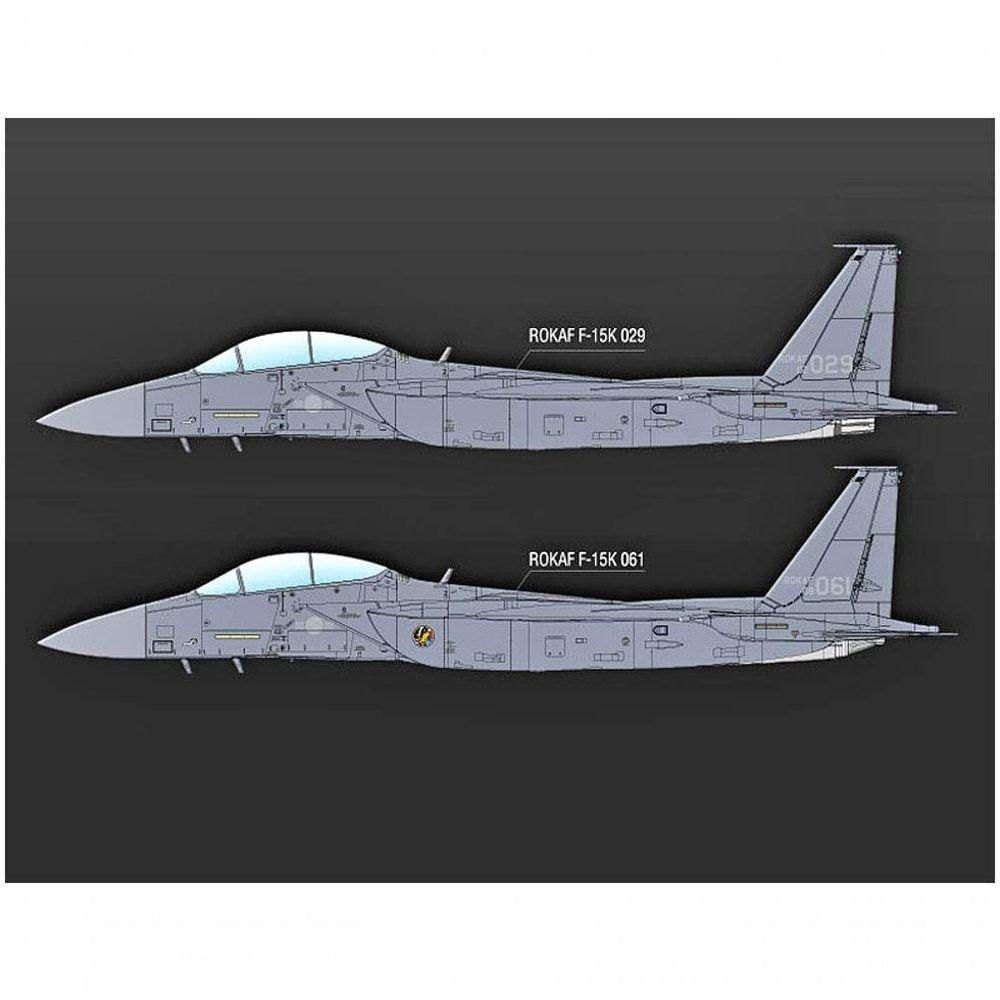 Academy Aca12554 Model Kit 1-72 Rokaf F-15k Slam Eagle Veículo