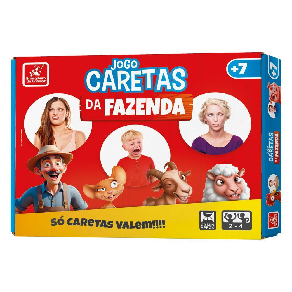 Jogo Caretas da Fazenda - Brincadeira de Criança