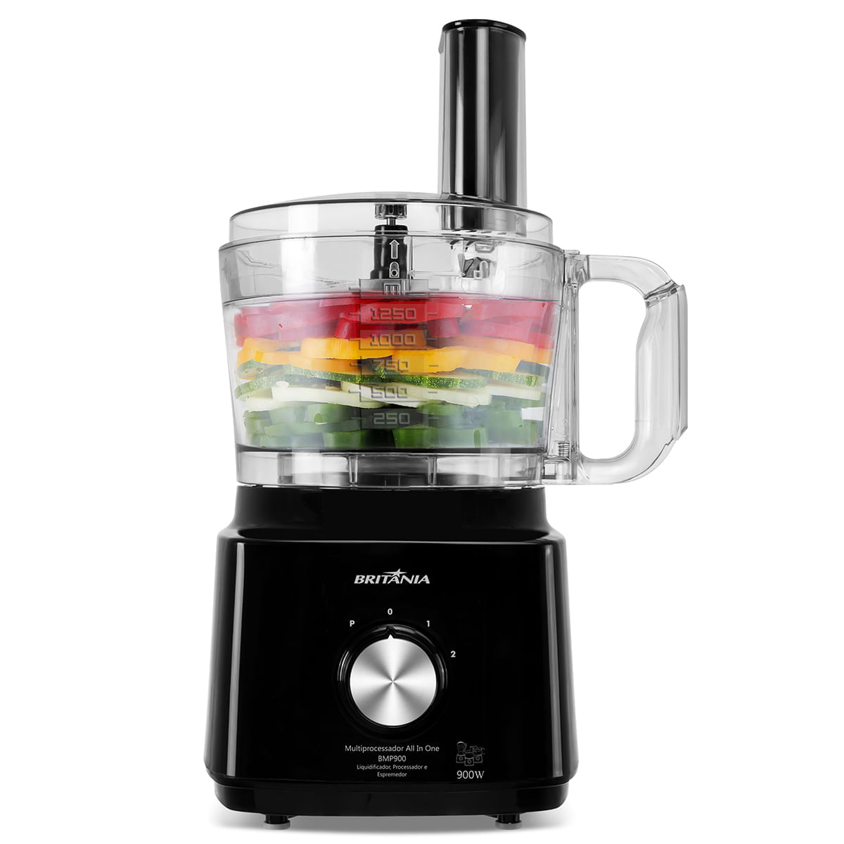 Multiprocessador Britânia 5 em 1 1000W All In One BMP900 220V
