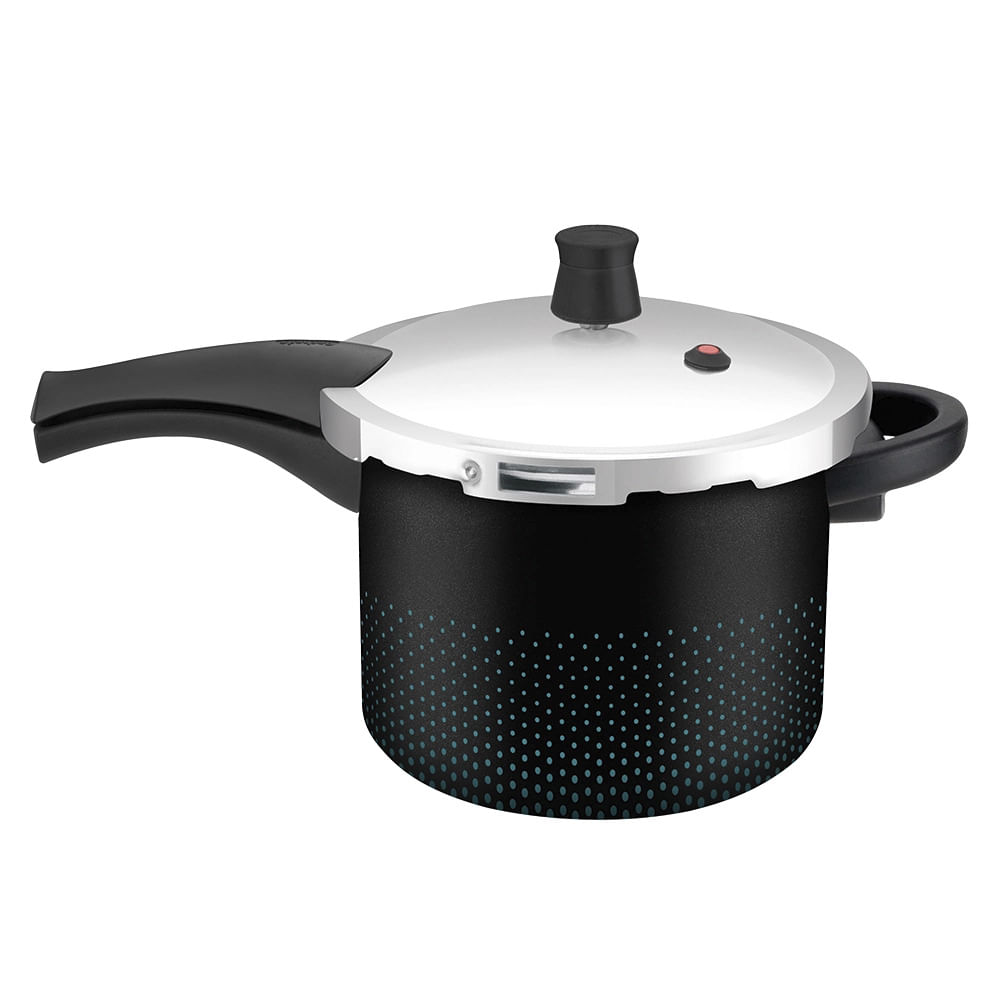 Panela de Pressão Rochedo Smart Antiaderente com Fechamento Externo 7,6L