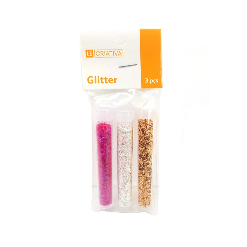 Glitter Le com 3 Unidades - Item Sortido