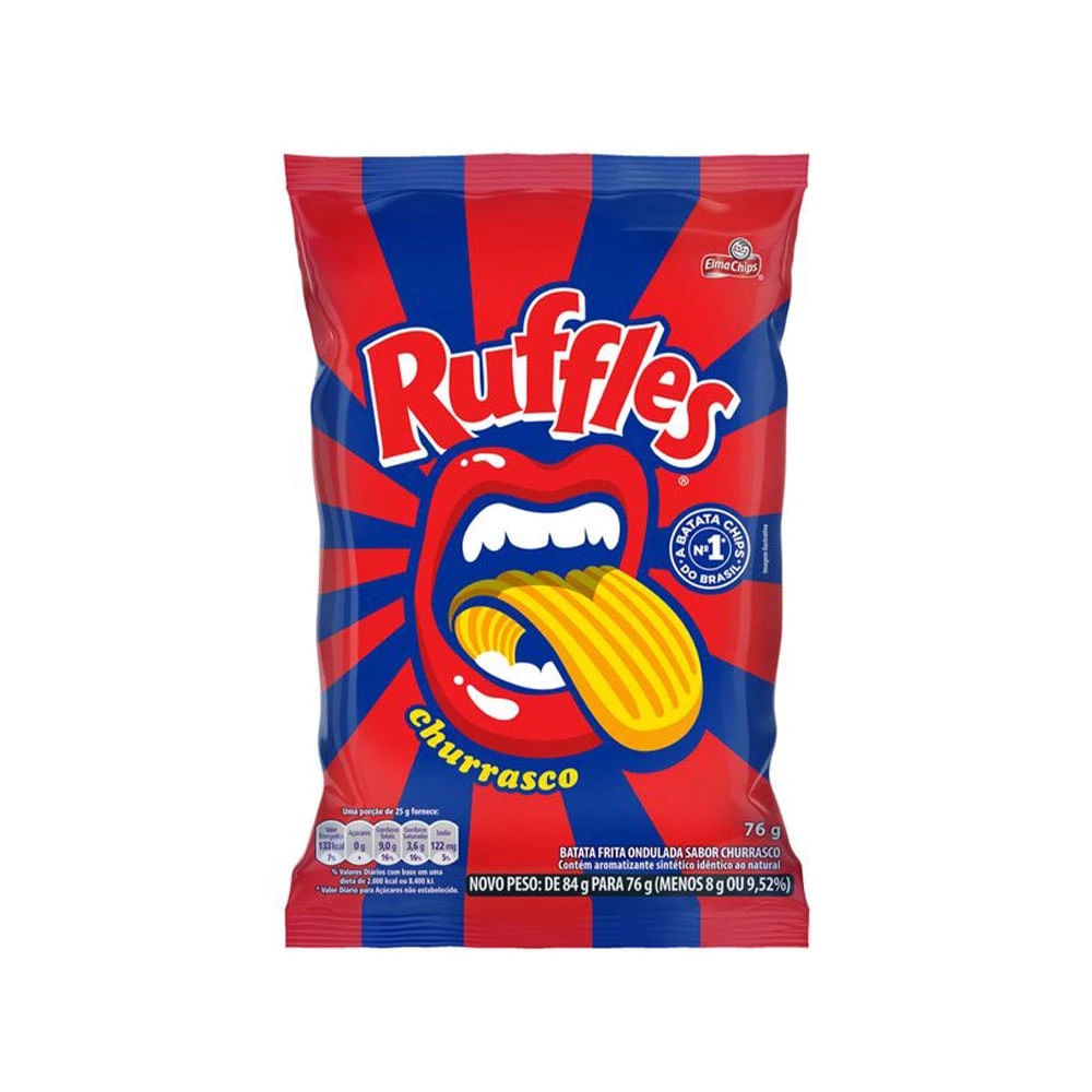 Salgadinho Ruffles Churrasco 76g