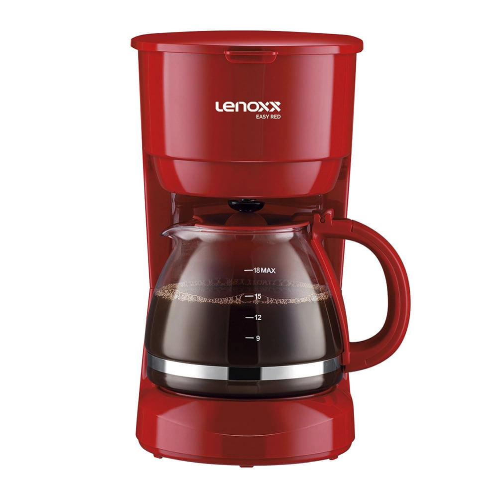 Cafeteira Elétrica Easy Red da Lenoxx PCA019 - 220V