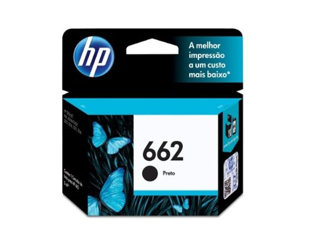 Cartucho HP 662 Preto CZ103AB