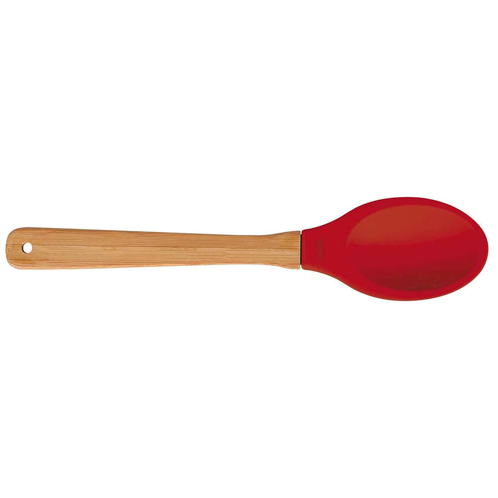 Colher Silicone e Bamboo