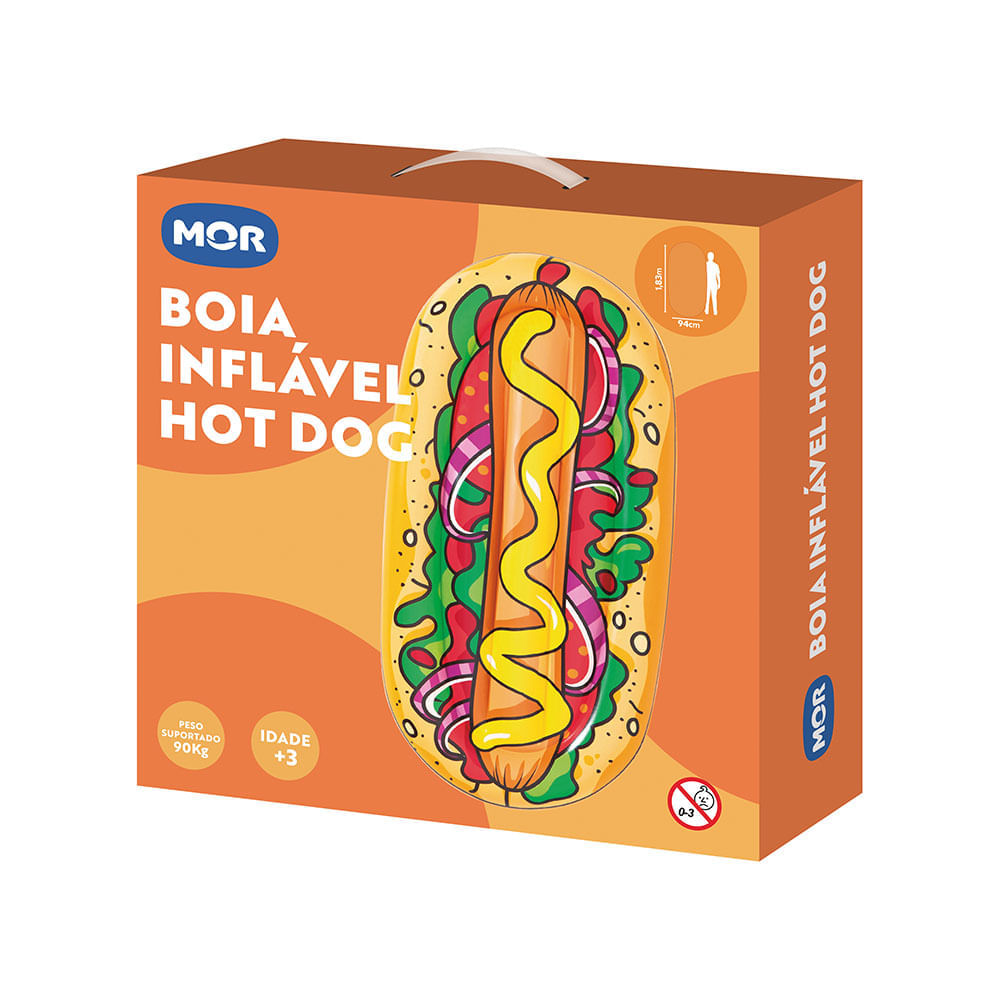 Boia Inflável Hot Dog