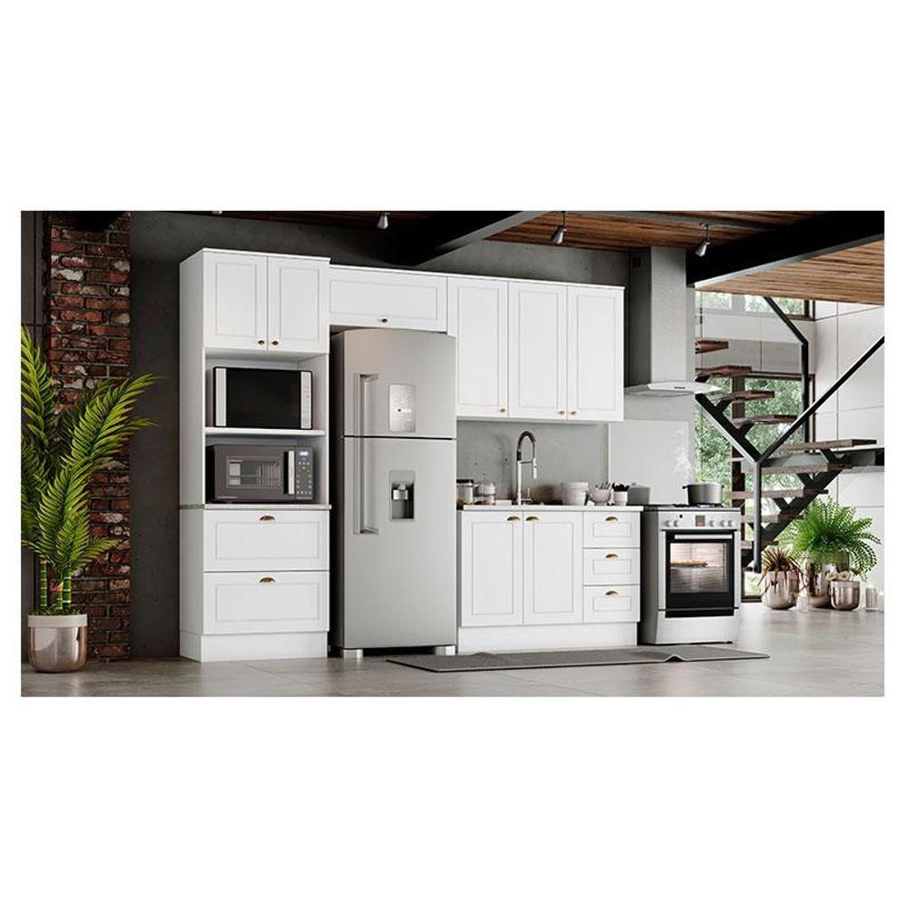 Cozinha Modulada Nova York 4 Peças Branco Hp - Henn