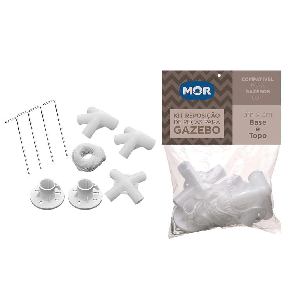 Kit de Reposição de Peças para Gazebo 3m x 3m