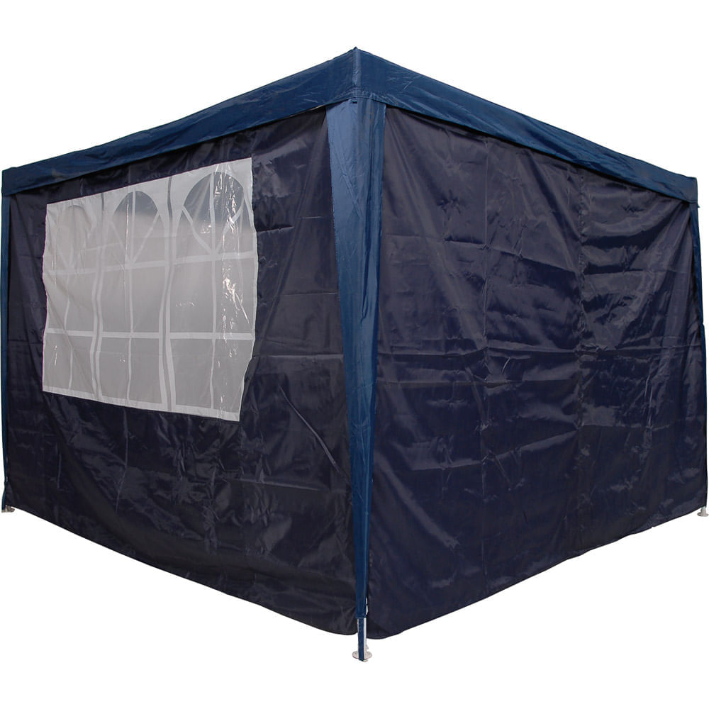 Conjunto Parede para Gazebo Oxford Azul 3m x 3m