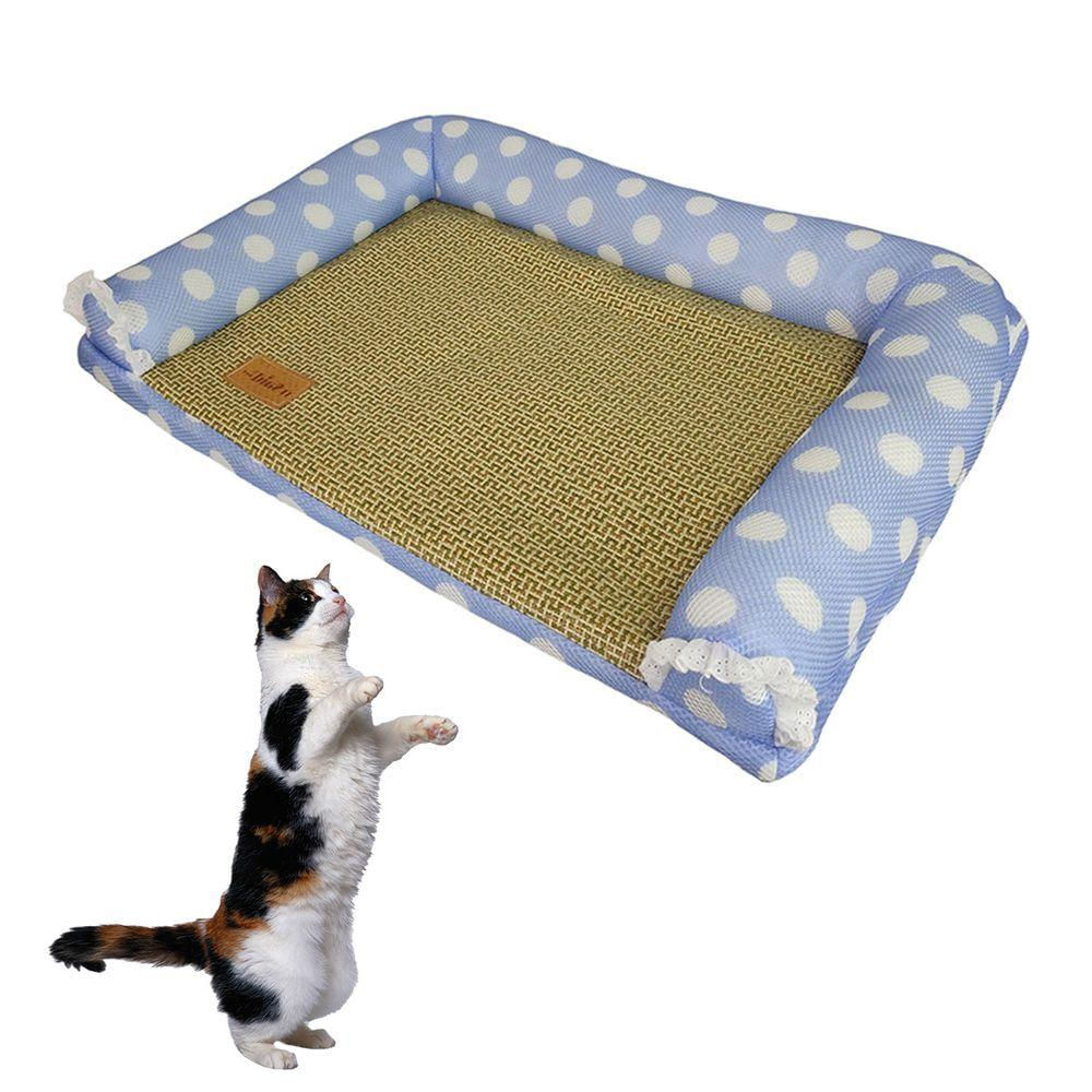 Cama Arranhador Pet Gato Felino Esteira Almofada Resistente Confortavel Animal De Estimaçao Lavavel Aconchegante Macio