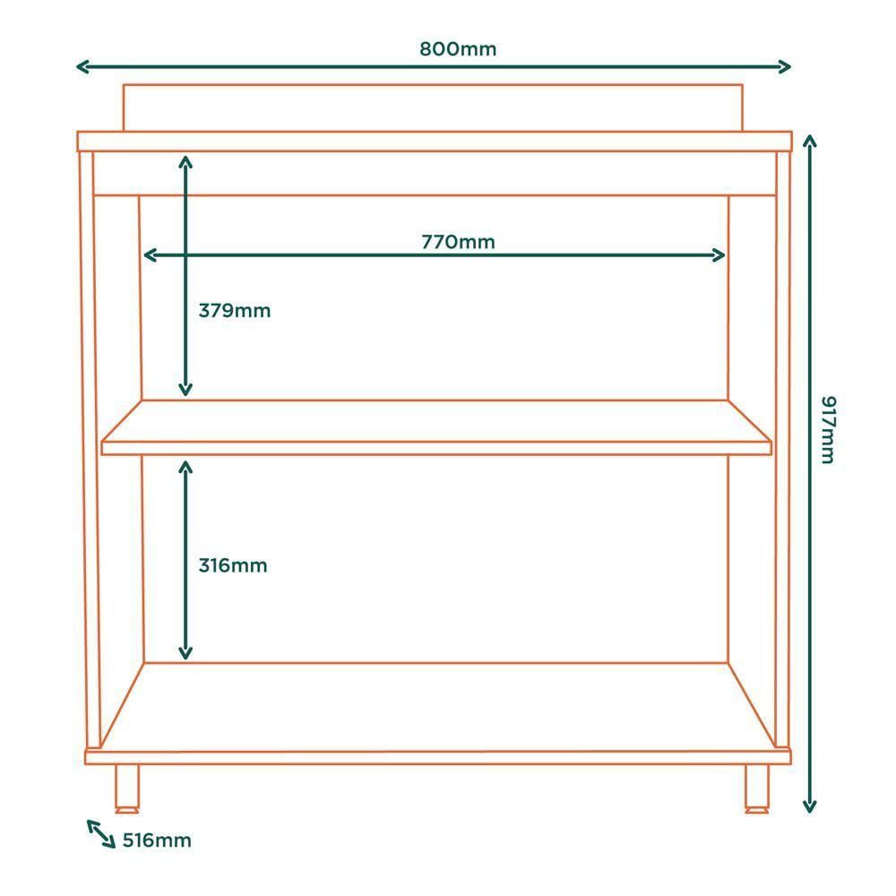 Balcao Com Tampo Mdf 80 Cm 2 Portas Tosc Bt002 Freijo Jade Mxm Freijo Jade