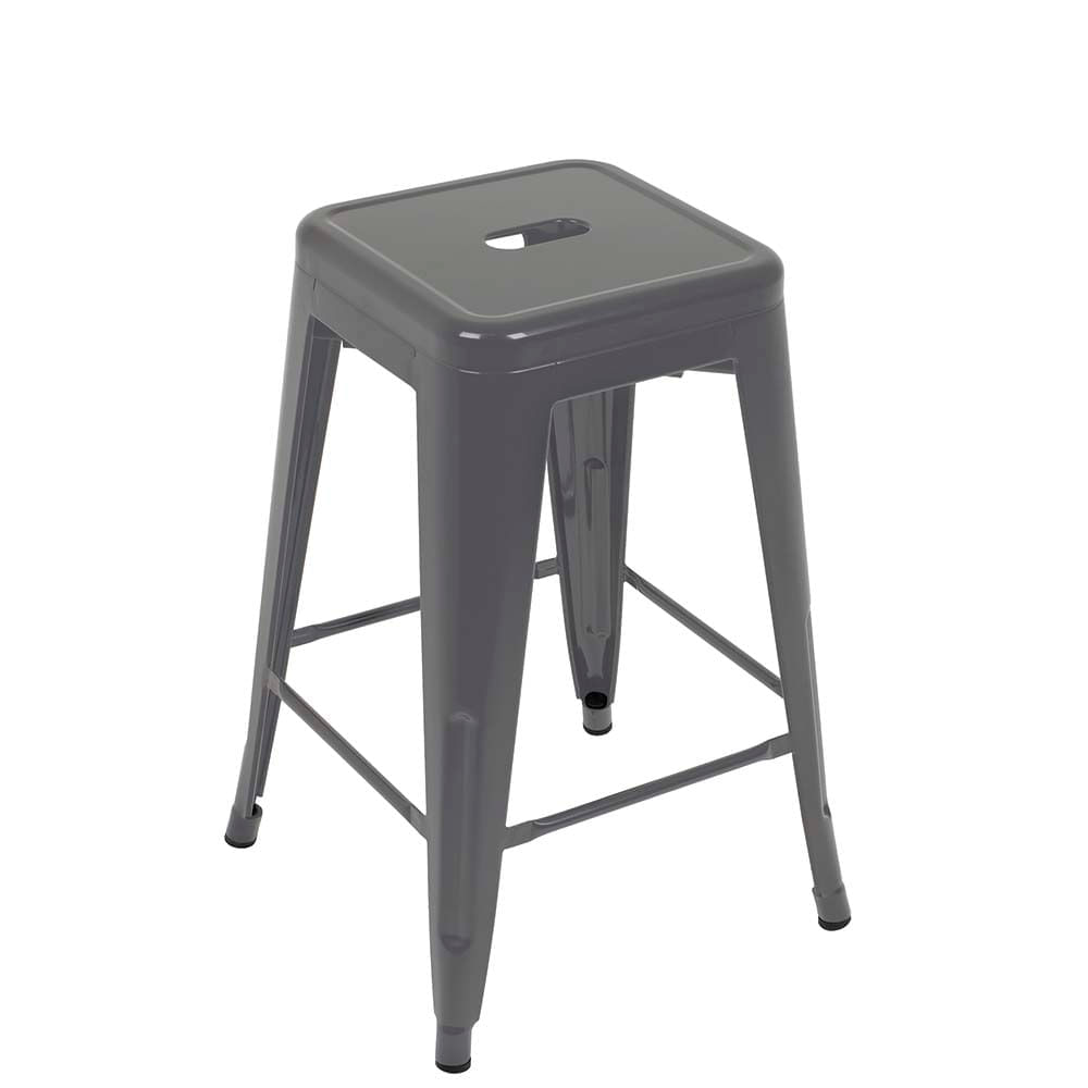 Banqueta Industrial Medium Cinza