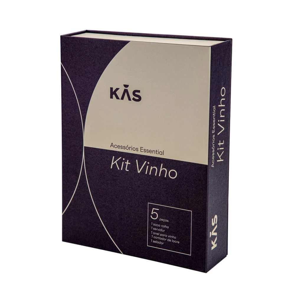 Kit Vinho Kas Bordeaux 5 Peças