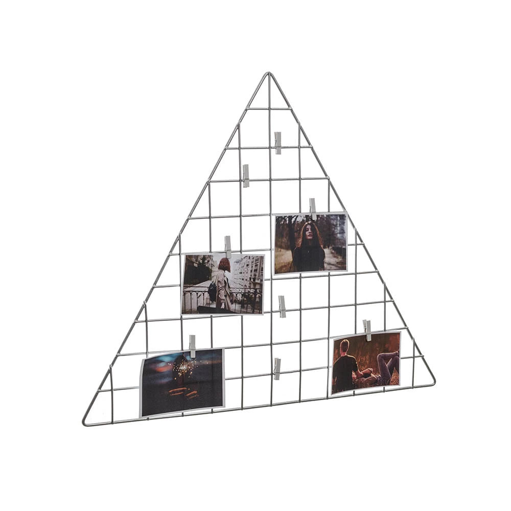 Mural de Fotos Metaltru em Metal Triângulo Metalic