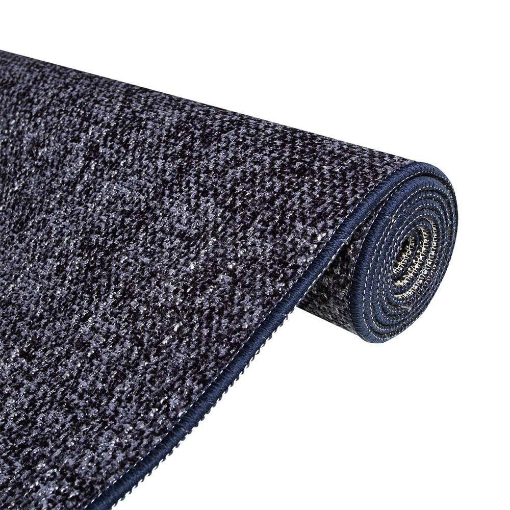 Tapete Antiderrapante Linen 04 Azul 0,50x0,80m