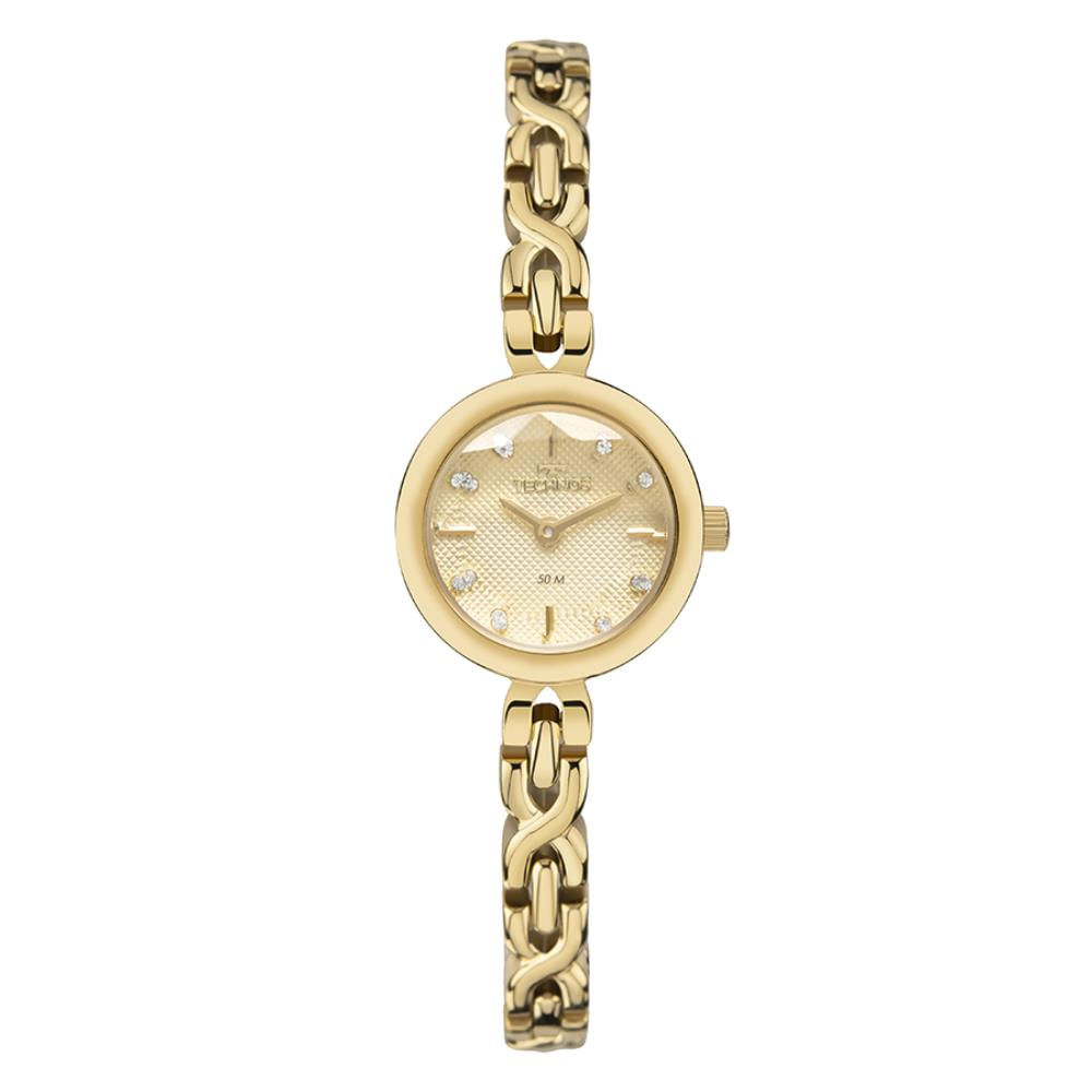 Relógio Technos Feminino Ref: 5y20lz/1d Elegance Mini Dourado