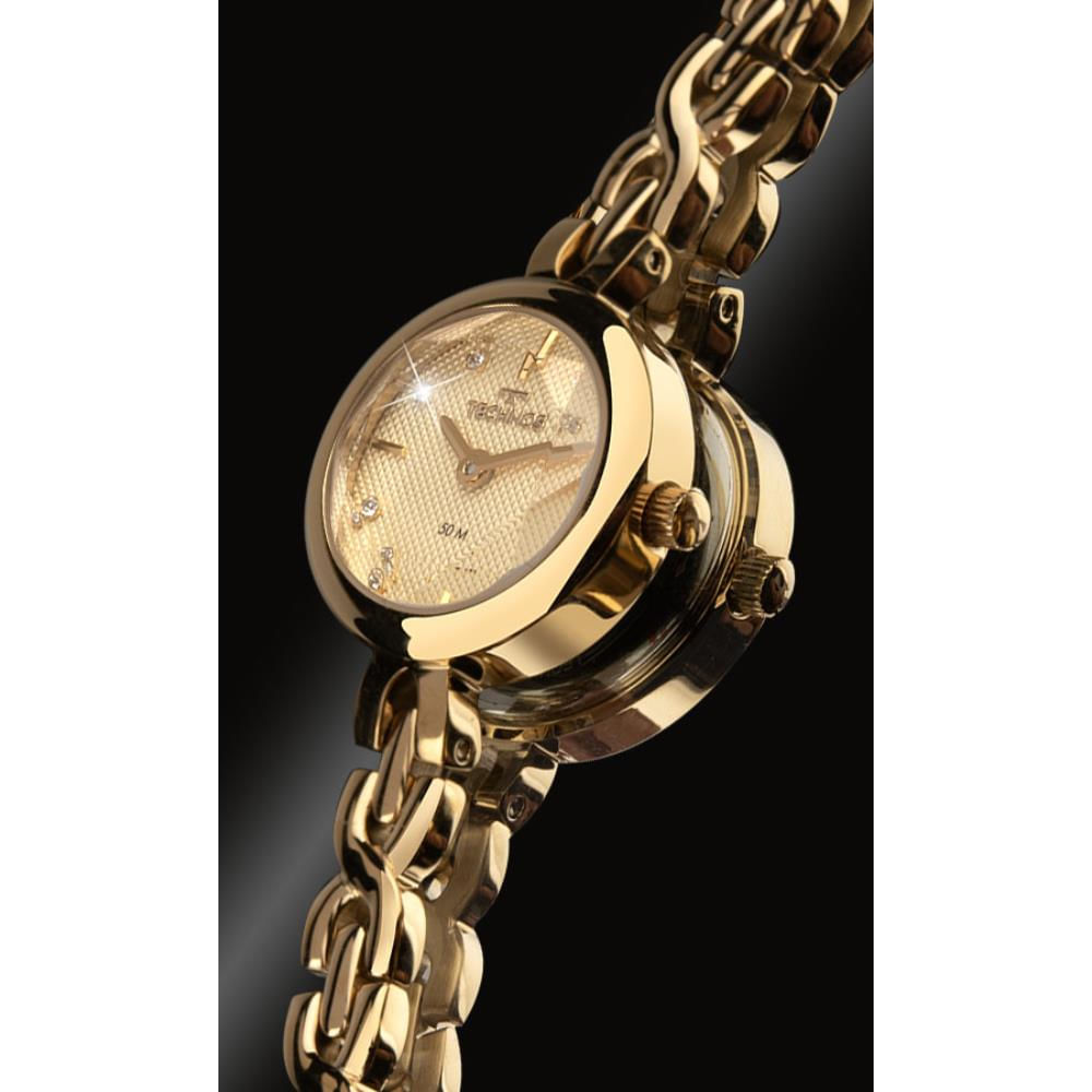 Relógio Technos Feminino Ref: 5y20lz/1d Elegance Mini Dourado