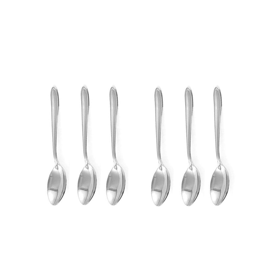 Talheres de Sobremesa Faqueiro Inox Victoria Garfo Colher 12un