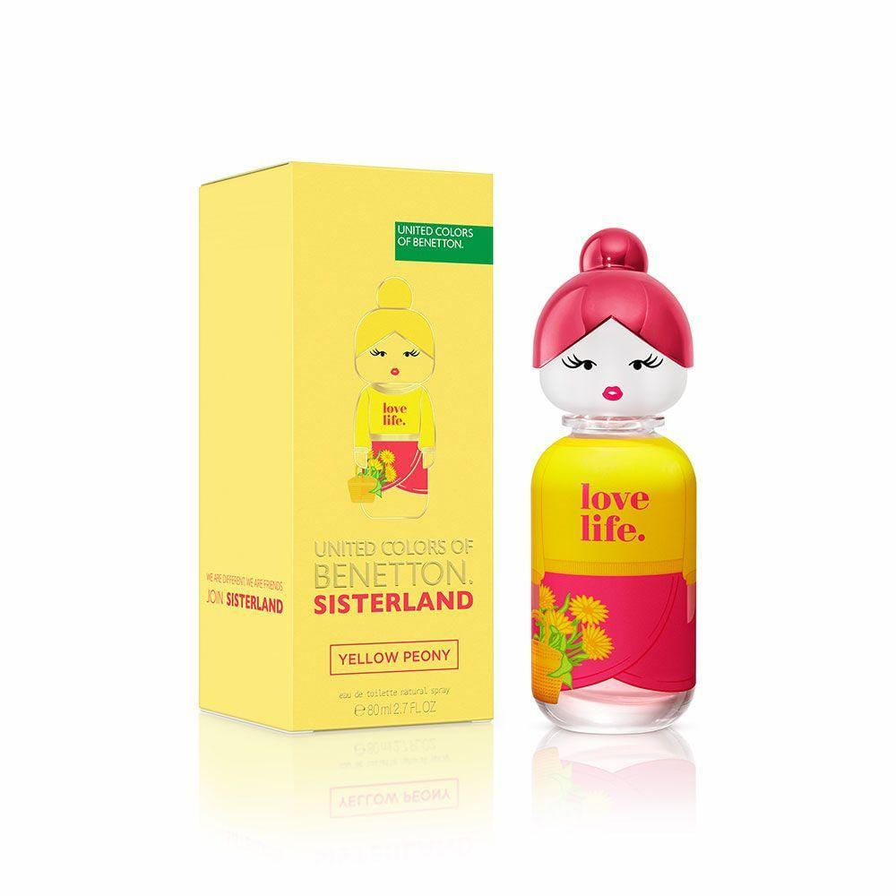 Perfume Benetton Sisterland Yellow Peony - Eau De Toilette - Feminino - 80 Ml Volume Da Unidade 80 Ml