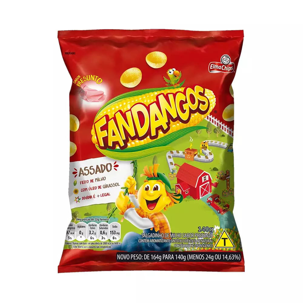 Salgadinho Fandangos Presunto 140g