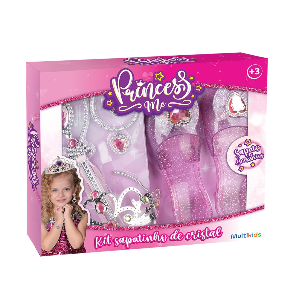 Kit Princesas Multikids Acessórios Rosa