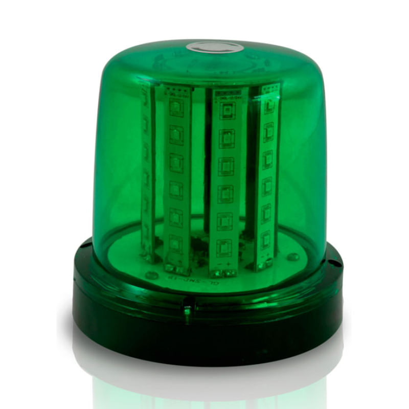 Giro Led Giroled Giro Flex Guinchos Moto Led Alto Brilho Verde 12 / 24