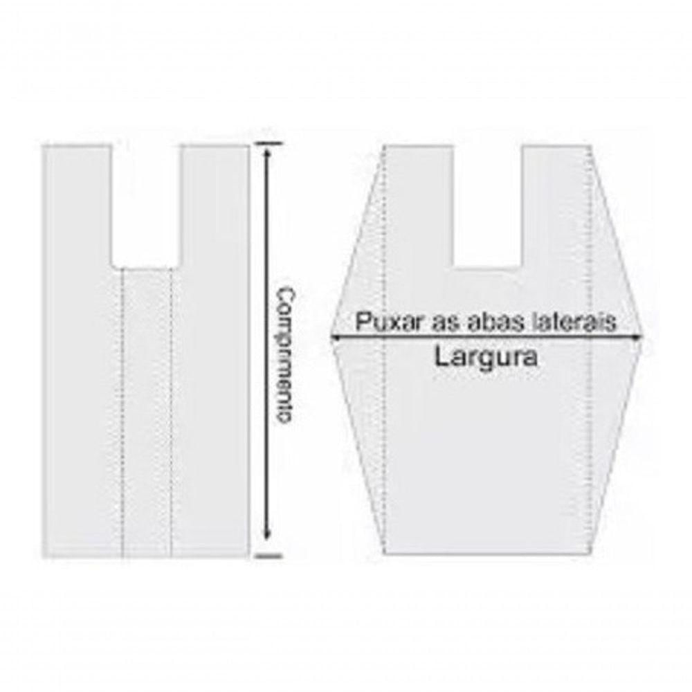 Sacolas Plasticas Pretas Azul Verde Reciclada 30x40 10 Kg