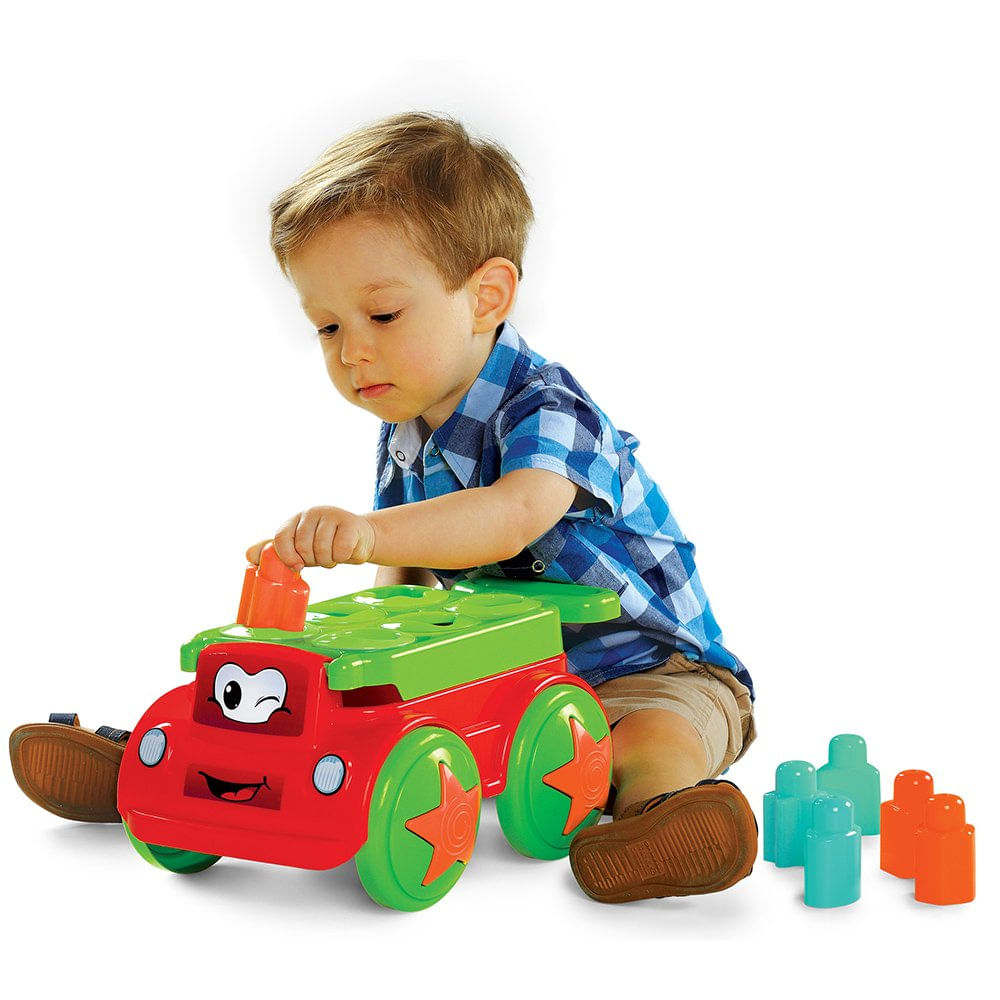 Carrinho Amicãozinho Pedagógico - Brinquedo Educativo  - MK308 - Dismat