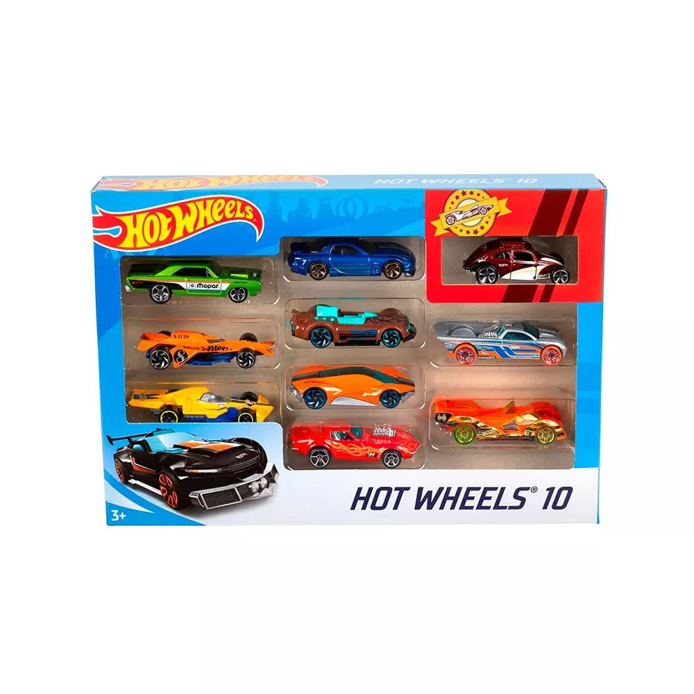 Kit Hot Wheels com 10 Carros